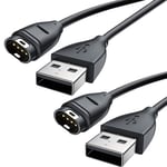 Charging Cable for Garmin Fenix Vivoactive 2 Pack, Ancable 1M USB Charger Cable for Garmin Fenix 5 5X 5X Plus 5 Plus 5S 5S Plus 6X 6 6S Vivoactive 3 4 4S, Vivomove 3 3S, etc.