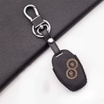 Oeiefe 2 Button Car Remote keys car key case cover,Fit For Renault Clio Scenic Megane Duster Sandero Captur Twingo Modus