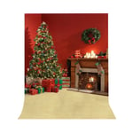 1.5x2m Merry Christmas Photography Backdrops Tree Wall Backdrop Photo Background