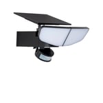 Lindby - Naelin Solcelle Vegglampe w/Sensor Svart