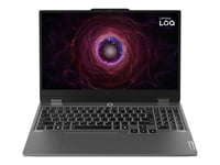 Lenovo LOQ 15ARP9 83JC - Conception de charnière à 180 degrés - AMD Ryzen 7 - 7435HS / jusqu'à 4.5 GHz - Win 11 Home - GeForce RTX 4060 - 24 Go RAM - 1 To SSD NVMe - 15.6" IPS 1920 x 1080 (Full HD) @ 144 Hz - Gigabit Ethernet - Wi-Fi 6 - gris luna - c