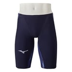 MIZUNO MENS GX-SONIC V MULTI RACER(MR) TECHNICAL SWIMSUIT N2MB0002 2XS Blue NEW