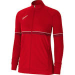 Nike Veste de Survêtement en Tricot pour Femme, Taille XS, Rouge Universitaire/Blanc/Gym Rouge/Blanc