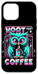 iPhone 12 mini Funny Owl Hoot For Coffee Lovers Case