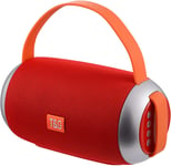 Enceinte Bluetooth Rechargeable 10 W Haut Parleur Wifi Étanche Radio Tg112 (Rouge)