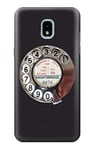 Retro Rotary Phone Dial On Case Cover For Samsung Galaxy J3 (2018), J3 Star, J3 V 3rd Gen, J3 Orbit, J3 Achieve, Express Prime 3, Amp Prime 3