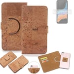 360° wallet case cork cover for Samsung Galaxy XCover6 Pro case bag