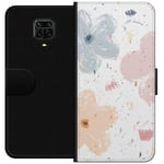 Tegnebogsetui til Xiaomi Redmi Note 9 Pro med Blomster motiv