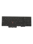 Lenovo - notebook replacement keyboard - Bærbar tastatur - til udskiftning - Dansk - Sort