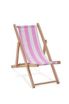 New Classic Toys - 1522 - Jeu De Plage - Transat - Rose/blanc