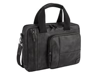 camel active Business bag; 251 Laos Sac bandoulière, 38 cm, Noir (Schwarz)