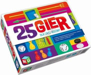 Multigra Brädspel 25 Spel För Hela Familjen Gr0296