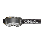 O'Neal B-10 Attack Crossglasögon Svart-Vit-Klar""
