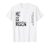 Trendy God, Retro He Is Risen T-Shirt