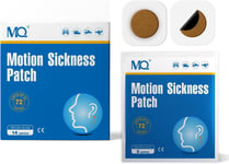 MQ Motion Sickness Patch for Car and Boat Rides, Cruise and Airplane Trips - for