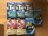 X7 Blank vhs video cassette tapes - VHS Tapes - NEW