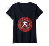 Womens I am a Karate fighter yes I punch people in the face V-Neck T-Shirt