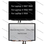 13.5" Microsoft Surface Laptop 5 LCD LED Touch Screen Display Assembly 1950