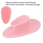 (Pink)Silicone Facial Cleansing Brush Clean Skin Face Cleaning Tool GFL