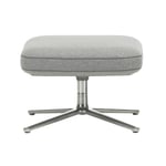 Vitra Ottoman fotpall aluminiumstativ Cosy 2 pebble grey