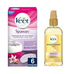 [Ref:3059948006046] VEET Kit d'épilation - Une Recharge SpaWax aux Figues et