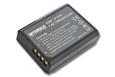 Batterie Li-Ion INTENSILO 1100mAh (7.4V) pour appareil photo, caméscope Canon EOS 1100, 1100D, 1200, 1200D. Remplace: LP-E10.