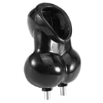 Black Electric Sssshock Cock Ring & Ball Bag (Style C)