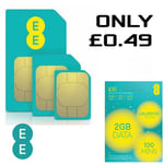 Ee 4g £10 Pack Sim Card Data Pay As You Go Payg Nano Micro Standard Triple Cut