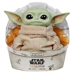 Mattel Disney Star Wars Le Mandalorian, Bébé Yoda Peluche L'Enfant, Jouet Peluche Standard Avec Corps Souple Et Tête En Vinyle, 28 Cm De Haut, Jouet pour Enfant de 3 ans et Plus, GWD85