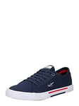 Pepe Jeans London Homme Brady Men Basic Basket, Blue (Navy), 44 EU