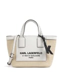 Karl Lagerfeld K/Rue St Guillaume Small Handbag nature/white