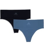 adidas Truser 2P BOS Smart Micro 720 Seamless Thong Multi Svart/Blå polyamid Small Dame