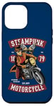 Coque pour iPhone 12 Pro Max Lunettes de moto western steampunk avec chapeau haut-de-forme