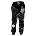 CRMY Pantalons de survêtement Hommes Longs | Pantalon d'entraînement en Coton | Pantalons de Sport avec Poignets | Extrémités des Jambes serrées | avec Poches Pantalon de Jogging Confortable