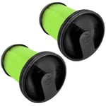 Green Vacuum Cleaner Washable Filter for GTECH Multi MK2 Cordless Hoover x 2