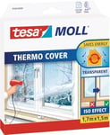 tesamoll Thermo Cover Window Insulating Film - Transparent Insulating Foil for