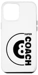 Coque pour iPhone 12 Pro Max Super entraineur billard sport simple coach de billard