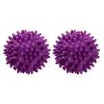 Fackelmann 54022 Balles de séchage, Boule sèche-Linge, Boule de séchage pour Linge, Plastique, Violet, 6,5 cm