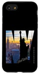 Coque pour iPhone SE (2020) / 7 / 8 ESB Empire State Building, New York, New York, États-Unis, Top Rock NY_