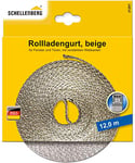 Schellenberg 31201 Sangle de volet roulant Beige 23 mm / 12 m (Import Allemagne)