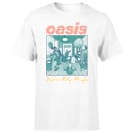 Oasis Definitely Maybe Colour Unisex T-Shirt - White - XS