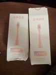 2x Ordo Sonic Brush Head | 4 Pack Colour Rose Gold