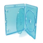 Amaray Lot de 10 boîtiers DVD pour 3 disques Transparent 15 mm