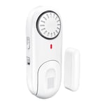 1Set  Home Door Detectors Door and Window Burglar Alarms White X5H68243