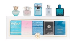 VERSACE MINIATURES GIFT SET 5ML DYLAN TURQUOISE EDT + 5ML BRIGHT CRYSTAL EDT + 5