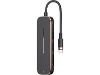 Usams Adapter Hub 2Xusb + Usb-C + Hdmi + Micro Sd+Sd Black/Black Sj575hub01 (Us-Sj575)