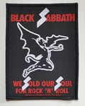 Black Sabbath - Sold Our Souls (9,6 X 7,2 Cm) Patch/Jakkemerke