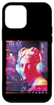 Coque pour iPhone 12 mini Vaporwave 80s Synthwave Retrowave Casque DJ Graphic