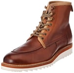 baradello Homme Bottes à Lacets Bottines à la Cheville, Camel, 40 EU