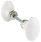 Bouton double ovale carré de 6mm finition nickelé - MERIGOUS - V323311100G